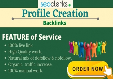 Get 30 High Quality Profile Backlinks with Brand Logo
