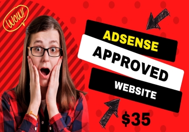 I will make an adsense approved website and deliver after approval