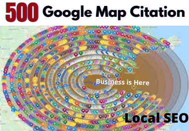 I will create 500 Google Map Citation for local SEO,  business listing,  directory submission