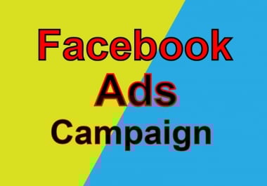 I will be your Facebook ads manager and setup attractive Facebook ads campaign