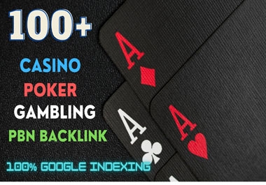 100+ permanent DA 58-30+ Backlinks Casino,  Gambling,  Poker,  Judi Related Websites