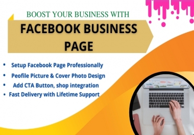 I will create FB Impressive Business page and optimization