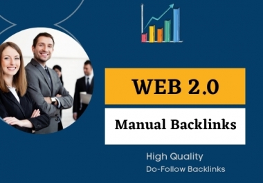 I will create manual do follow web 2 0 backlinks