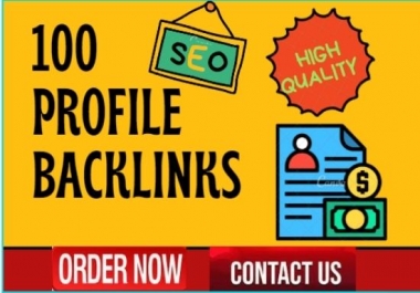 I will 100 high profile backlinks to rank your website