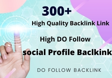 I will do high quality do follow profile backlinks to rank your site