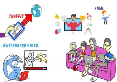 I will create whiteboard animation video with pro voiceover in 24 hours