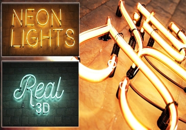 I will create 3D neon intro video. Variety of choices. Neon Sign Intro