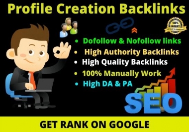 I will Create 100+ Social Media Profiles Creation SEO Backlinks