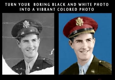 I will restore old photos and colorize old photos in 24 hours
