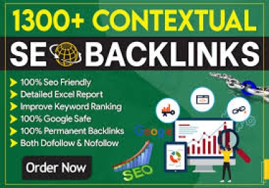 I will build 1300 manually web2.0 do-follow contextual powerful seo backlinks