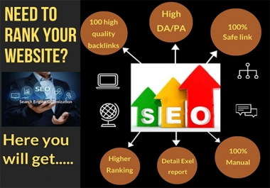 I will provide high quality 100 dofollow SEO backlinks link building google top ranking
