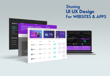 I WILL Design UX UI web screen And Apps using adobe xd or figma