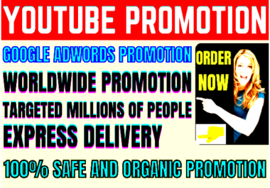 youtube promotion organically in 24 hrs