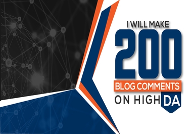 I will create 200 blog comments link building SEO service dofollow backlinks