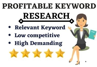 I will do profitable keyword research for your website/business