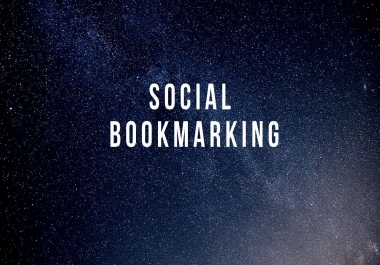 I will do 25 social bookmarking on high da backlinks.