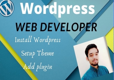 I will create and setup a responsive WordPress website