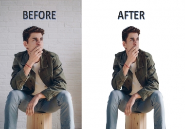 I will remove any background from 15 images for in 7 hours