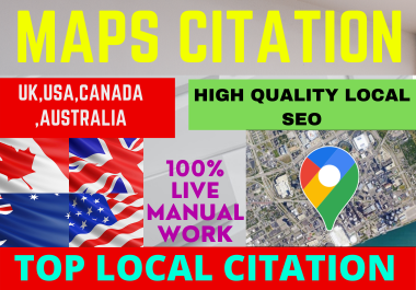 I will create live 1000 google map citations For Your Local Business