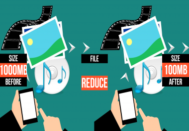 I Will Compress And Reduce Your Video Size