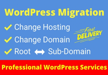 I will migrate your WordPress website