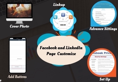 I will Build and Setup an Impressive Facebook And LinkedIn Business Page