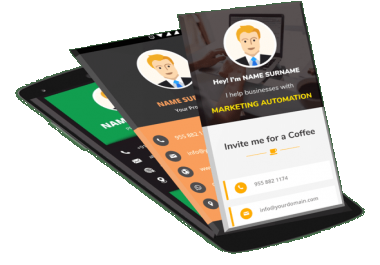 I will design digital Business card.