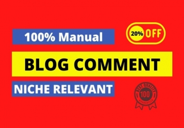 i will make 100 blog comments backlinks
