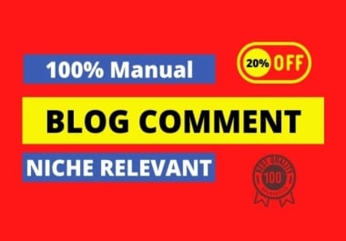 i will make 100 blog comments backlinks