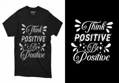I will do custom typography t shirt design