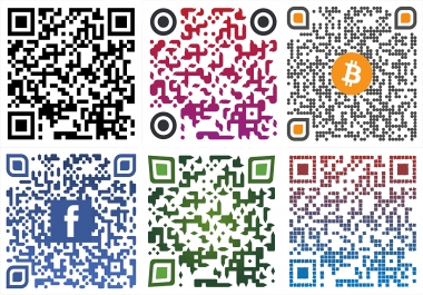 I will create a high quality custom QR code with your logo