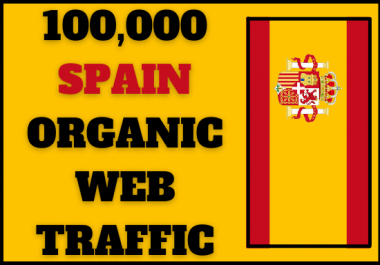 I will drive organic Spain web traffic to your website