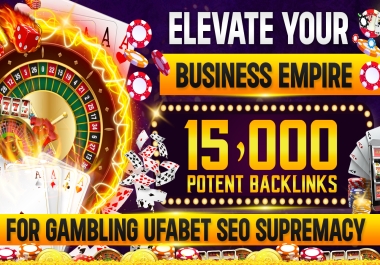 Elevate Your Business Empire 15,000 Potent Backlinks SEO Supremacy