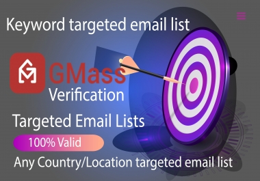 I will collect 5000 niche targeted email list for your business