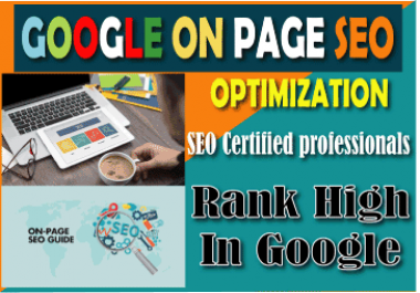 Advance On Page SEO Optimization for Best Google Ranking & Traffic