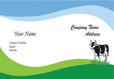 I will do design amazing business card for you