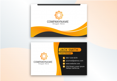 I will do professional business Card for you.