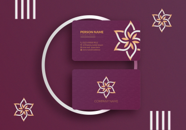 I will design professional and premium quality business card for you within 24 hours
