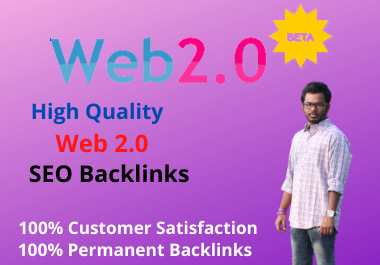 I will Create 10 high quality manual Web 2.0 Profile backlinks