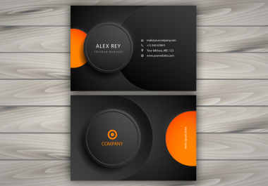 I will design a creative business card for you