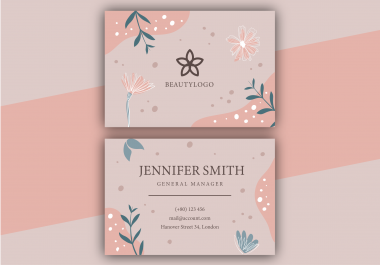 I will design a creative business card for you.