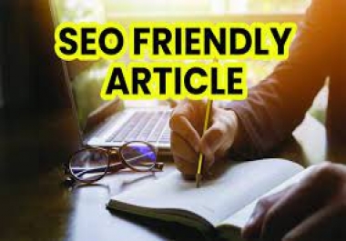 I Will Write1000 SEO Word Article with in 24 hours