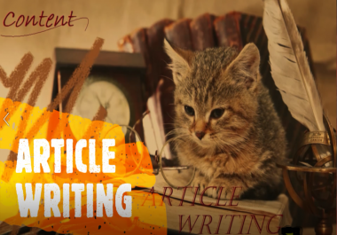 I will write an article 