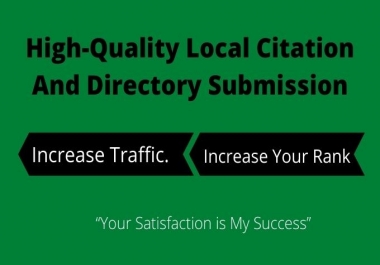 I will do 200 local directory submissions for any country