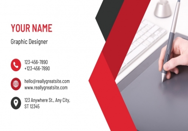 I will design a simple business card