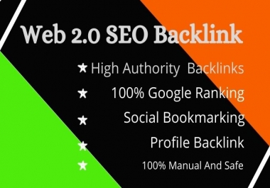 I will build web 2 0 high authority backlinks for your website