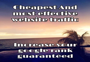 Website traffic and google rank increasing