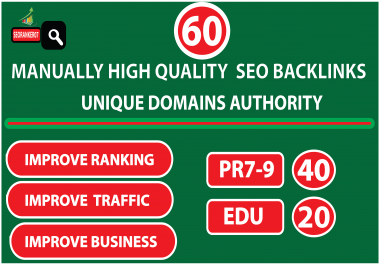 I will create 60+ Permanent Backlinks Improve Google Ranking