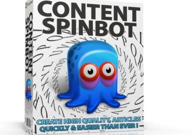 COMTENT SPIN BOT, Spinbot Rewriter