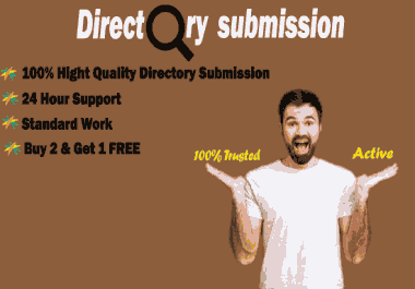 Guranteed offer 100 HQ directory submission backlinks for google rank